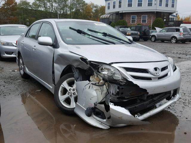 2T1BU4EE0CC782397 - 2012 TOYOTA COROLLA BA SILVER photo 1