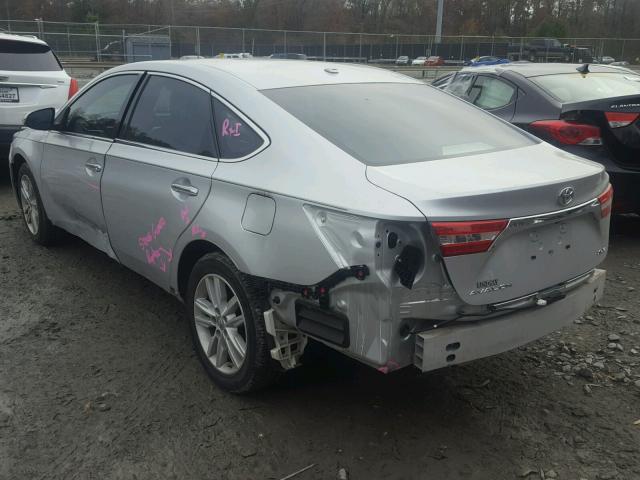 4T1BK1EB0EU104907 - 2014 TOYOTA AVALON BAS 银色 照片 3