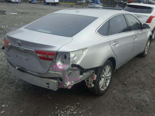 4T1BK1EB0EU104907 - 2014 TOYOTA AVALON BAS 银色 照片 4