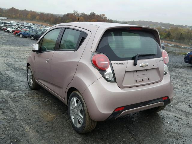 KL8CD6S95DC504461 - 2013 CHEVROLET SPARK 1LT PINK photo 3