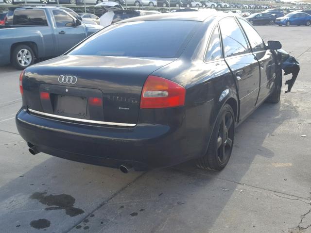 WAULD64B43N029022 - 2003 AUDI A6 2.7T QU BLACK photo 4