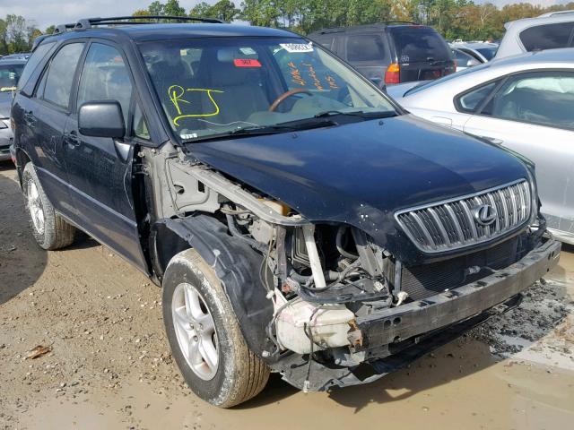 JTJGF10U920121759 - 2002 LEXUS RX 300 BLACK photo 1