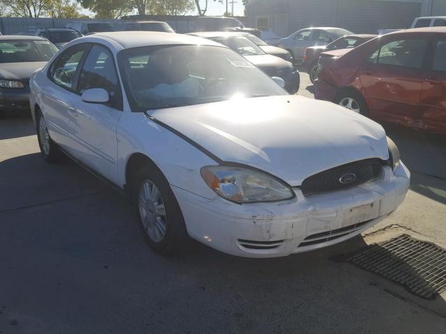 1FAFP56U97A127496 - 2007 FORD TAURUS SEL WHITE photo 1