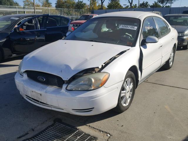 1FAFP56U97A127496 - 2007 FORD TAURUS SEL WHITE photo 2