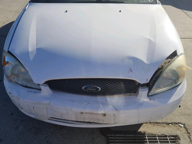 1FAFP56U97A127496 - 2007 FORD TAURUS SEL WHITE photo 9