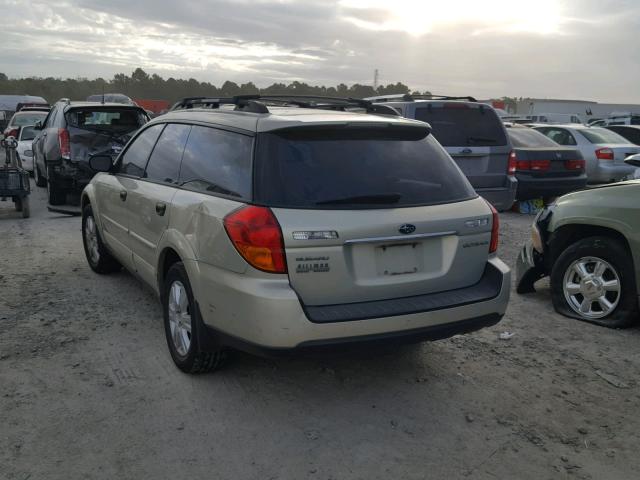 4S4BP61C057338833 - 2005 SUBARU LEGACY OUT GOLD photo 3