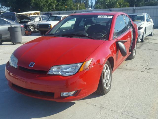 1G8AW12FX4Z211356 - 2004 SATURN ION LEVEL RED photo 2