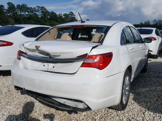 1C3CCBBB1DN673746 - 2013 CHRYSLER 200 TOURIN WHITE photo 4