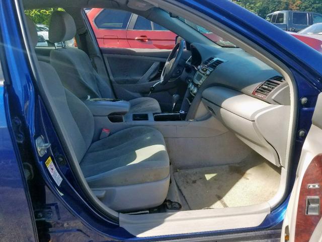 4T1BE46K39U325463 - 2009 TOYOTA CAMRY BASE BLUE photo 5