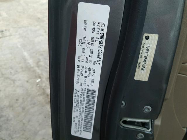 1J4NT1FB8BD245226 - 2011 JEEP COMPASS SP 灰色 照片 10