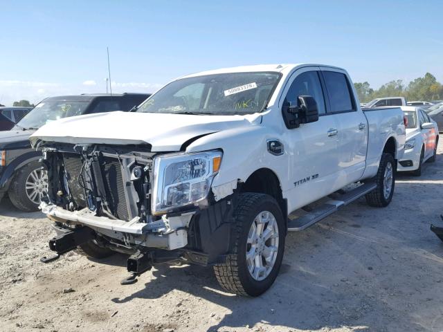 1N6BA1F40HN549215 - 2017 NISSAN TITAN XD S WHITE photo 2