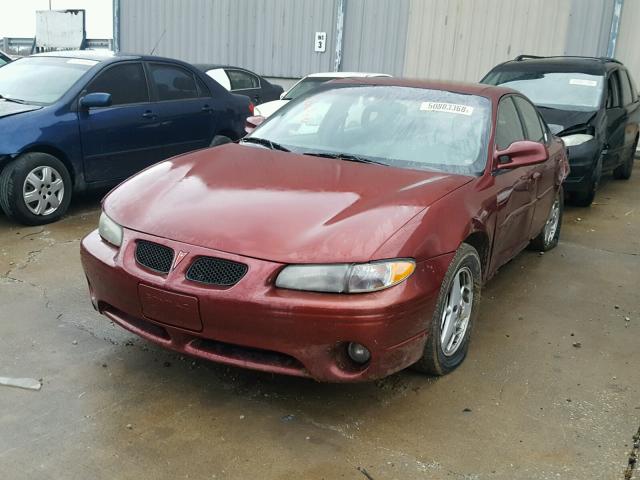 1G2WK52J93F167339 - 2003 PONTIAC GRAND PRIX Марун фото 2