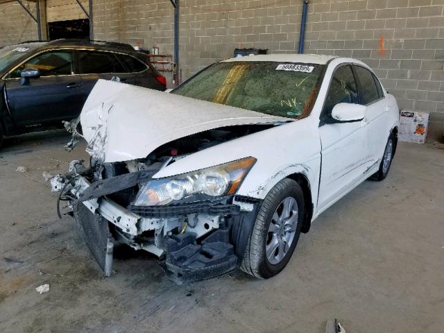 1HGCP2F61BA142534 - 2011 HONDA ACCORD SE WHITE photo 2