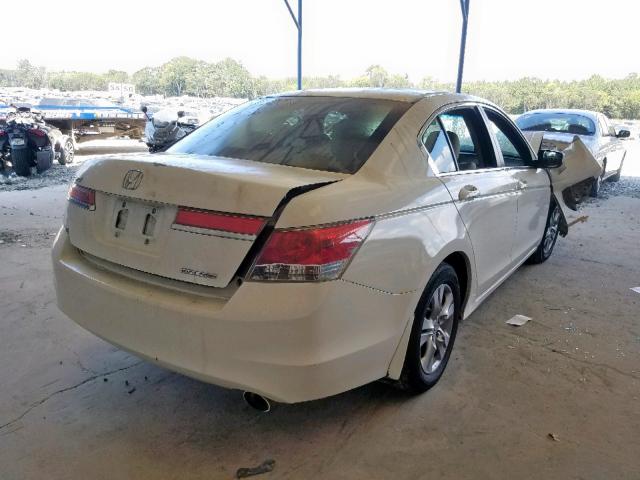 1HGCP2F61BA142534 - 2011 HONDA ACCORD SE WHITE photo 4