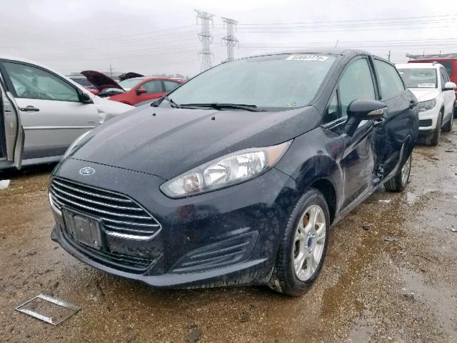 3FADP4BJ3FM102141 - 2015 FORD FIESTA SE BLACK photo 2