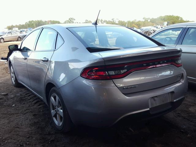 1C3CDFBBXFD199759 - 2015 DODGE DART SXT GRAY photo 3