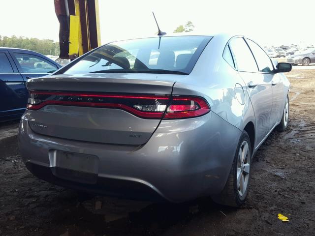 1C3CDFBBXFD199759 - 2015 DODGE DART SXT GRAY photo 4