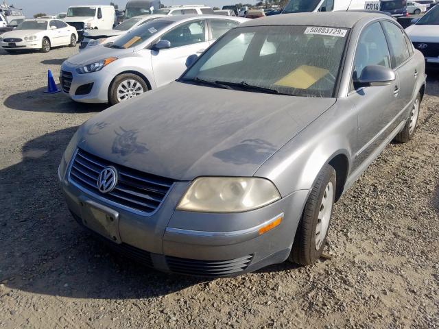 WVWMD63B75P005037 - 2005 VOLKSWAGEN PASSAT GL GRAY photo 2