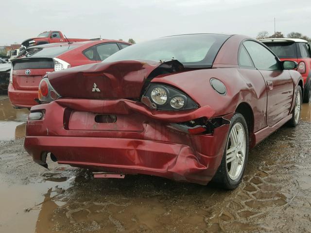 4A3ACE4H33E127694 - 2003 MITSUBISHI ECLIPSE GT MAROON photo 4