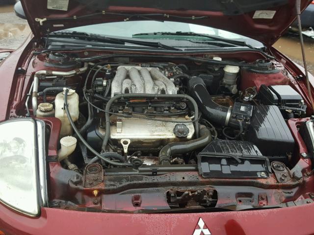 4A3ACE4H33E127694 - 2003 MITSUBISHI ECLIPSE GT MAROON photo 7