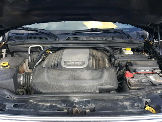 1J8HG58217C630354 - 2007 JEEP COMMANDER BLACK photo 7