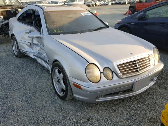 WDBLJ70G61T069421 - 2001 MERCEDES-BENZ CLK 430 GRAY photo 1