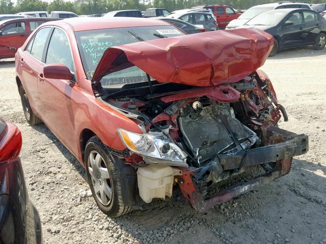 4T1BE46K27U057714 - 2007 TOYOTA CAMRY CE RED photo 1