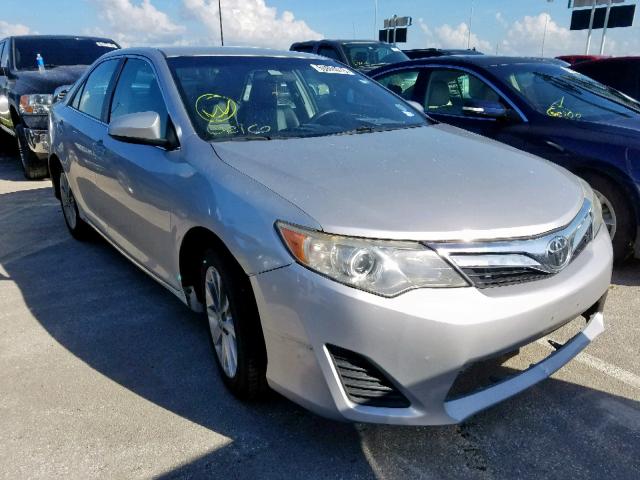 4T1BF1FK6CU053400 - 2012 TOYOTA CAMRY BASE SILVER photo 1