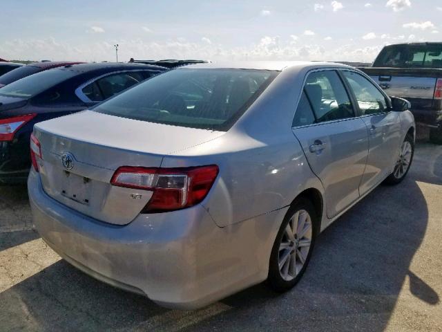 4T1BF1FK6CU053400 - 2012 TOYOTA CAMRY BASE SILVER photo 4