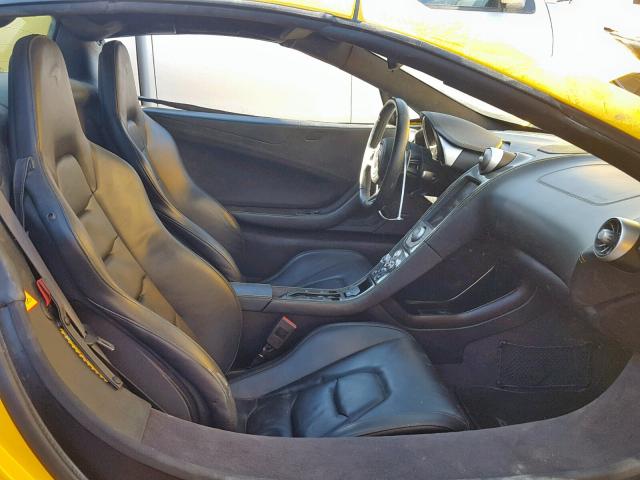SBM11BAA6EW003114 - 2014 MCLAREN AUTOMOTIVE MP4-12C SP YELLOW photo 5