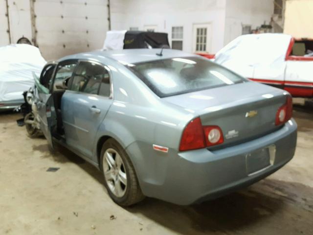 1G1ZG57B694173141 - 2009 CHEVROLET MALIBU LS Көк фото 3