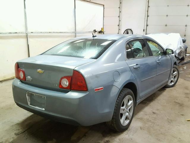 1G1ZG57B694173141 - 2009 CHEVROLET MALIBU LS Көк фото 4