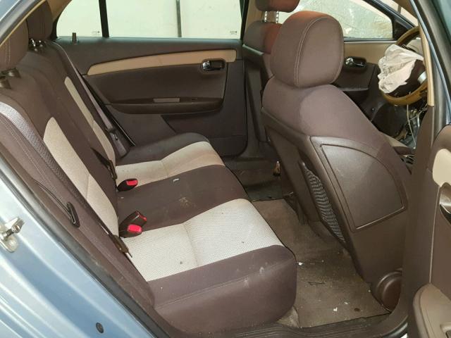 1G1ZG57B694173141 - 2009 CHEVROLET MALIBU LS Көк фото 6