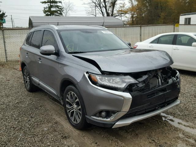 JA4JZ4AX9GZ010233 - 2016 MITSUBISHI OUTLANDER GRAY photo 1