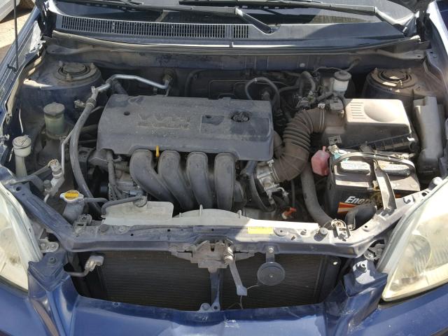 2T1KR32E55C346096 - 2005 TOYOTA COROLLA MA BLUE photo 7