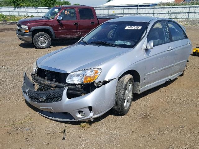 KNAFE121875005335 - 2007 KIA SPECTRA EX SILVER photo 2