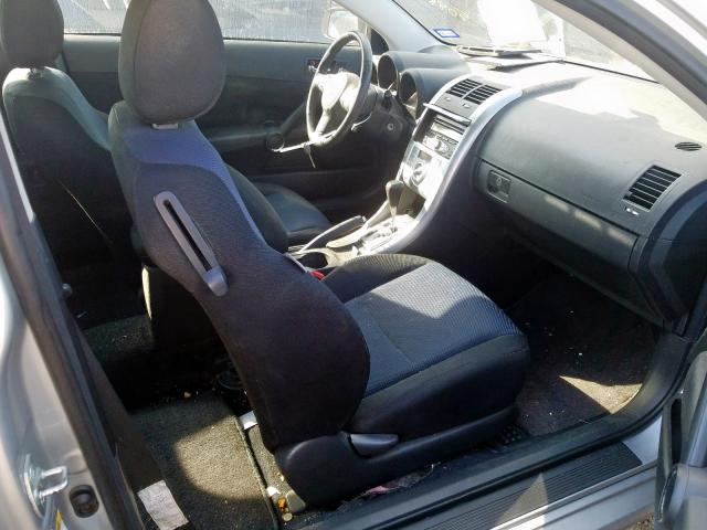 JTKDE167160068502 - 2006 TOYOTA SCION TC ვერცხლისფერი ფოტო 5