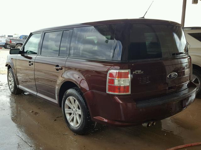 2FMGK5BCXABA98561 - 2010 FORD FLEX SE BROWN photo 3