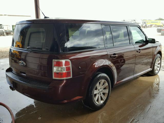 2FMGK5BCXABA98561 - 2010 FORD FLEX SE BROWN photo 4