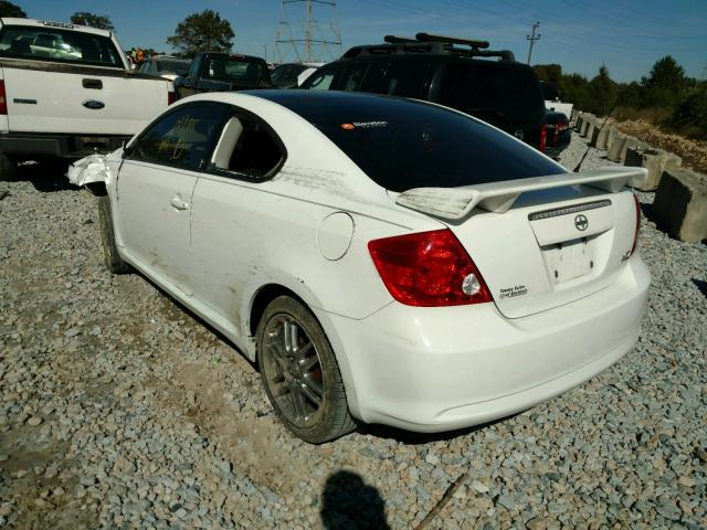 JTKDE167870170249 - 2007 TOYOTA SCION TC WHITE photo 3