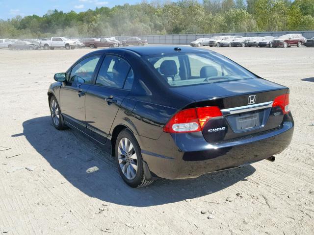 2HGFA1F97AH505227 - 2010 HONDA CIVIC EXL 黑色 照片 3