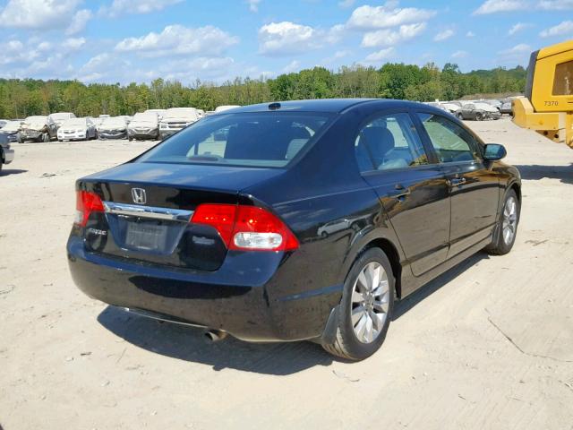2HGFA1F97AH505227 - 2010 HONDA CIVIC EXL 黑色 照片 4