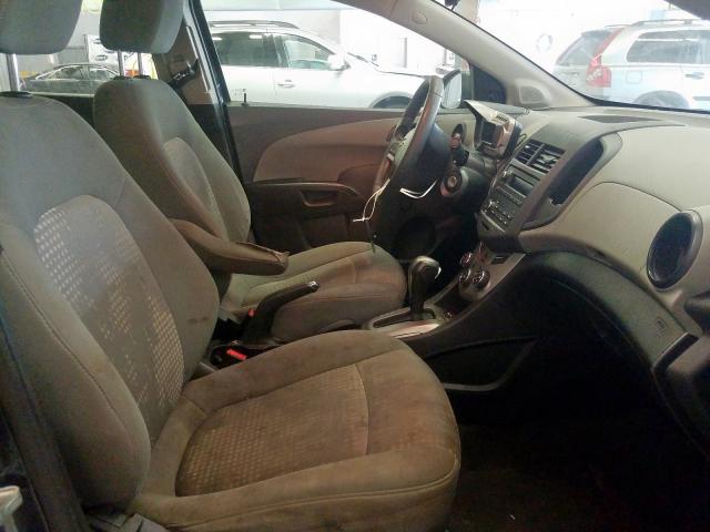 1G1JA5SH6C4231931 - 2012 CHEVROLET SONIC LS GRAY photo 5