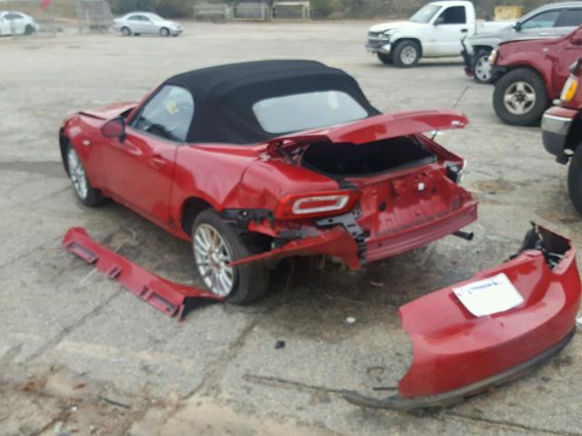 JC1NFAEK6J0139214 - 2018 FIAT 124 SPIDER RED photo 3