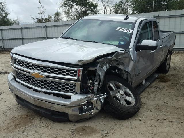 1GCRCREC0FZ352456 - 2015 CHEVROLET SILVERADO SILVER photo 2