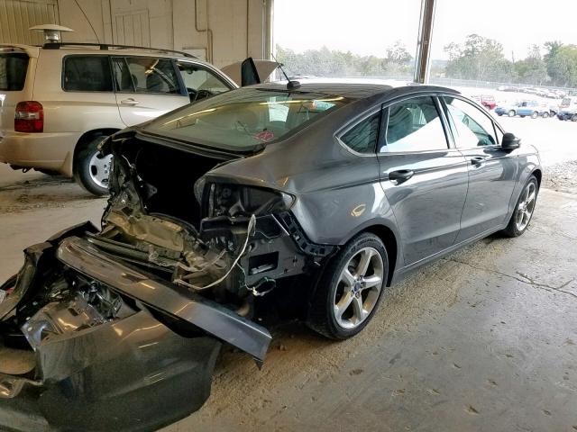 3FA6P0G75GR277848 - 2016 FORD FUSION S GRAY photo 4