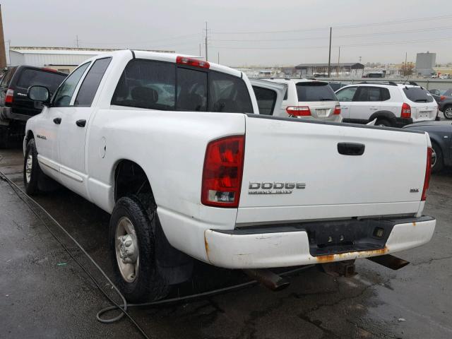 3D7KA28DX4G125460 - 2004 DODGE RAM 2500 S თეთრი ფოტო 3
