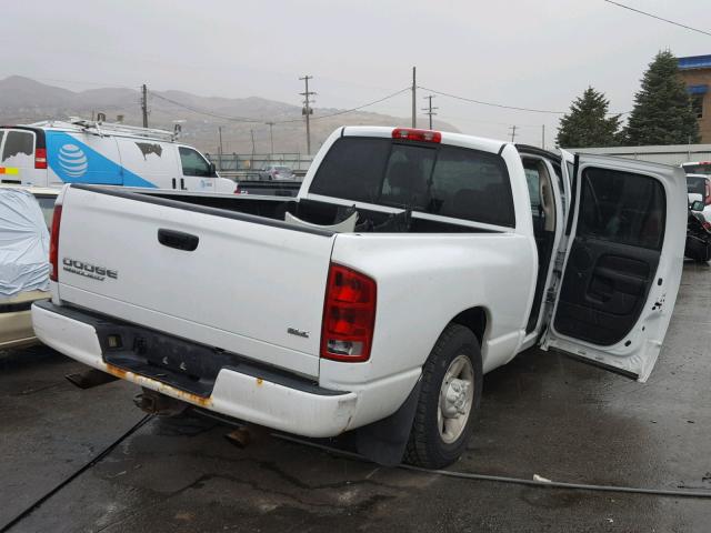 3D7KA28DX4G125460 - 2004 DODGE RAM 2500 S თეთრი ფოტო 4