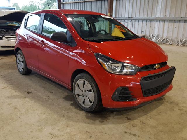 KL8CB6SA7GC585645 - 2016 CHEVROLET SPARK LS RED photo 1