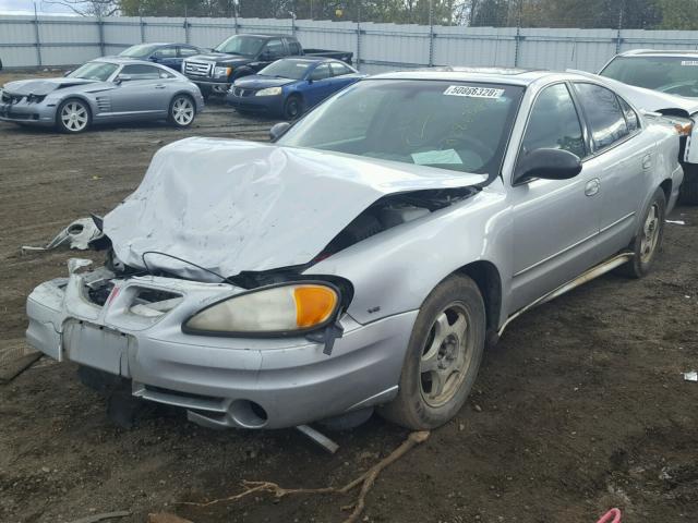 1G2NF52E43C296478 - 2003 PONTIAC GRAND AM S SILVER photo 2